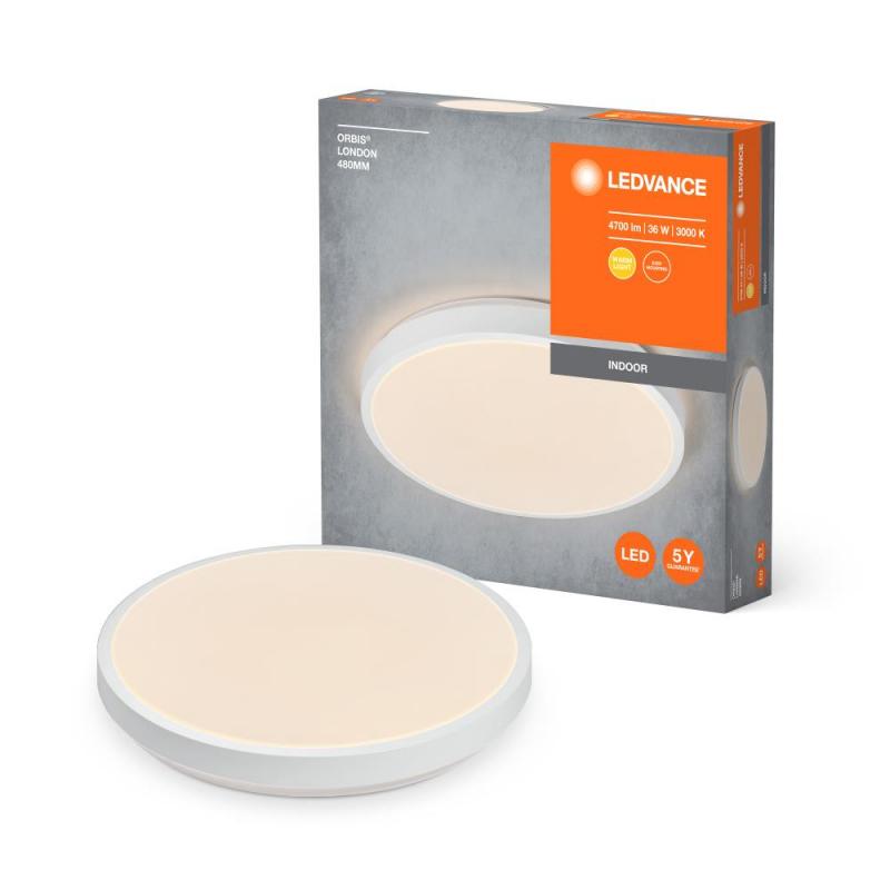 LEDVANCE Orbis LED-Deckenleuchte Orbis London 48cm weiß